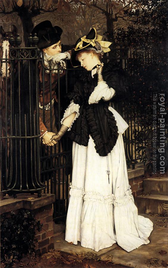 James Tissot : The Farewell James Tissot : The Farewell